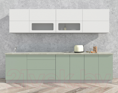 Готовая кухня Интерлиния Мила Матте 3.0 А