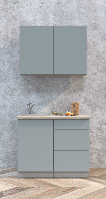 Готовая кухня Интерлиния Мила Матте 1.0 А