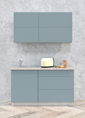 Готовая кухня Интерлиния Мила Матте 1.4 А