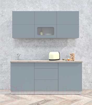 Готовая кухня Интерлиния Мила Матте 1.8 А