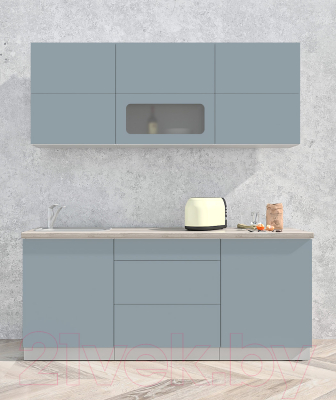 Готовая кухня Интерлиния Мила Матте 1.9 А