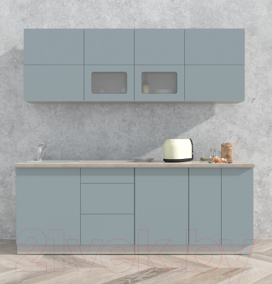 Готовая кухня Интерлиния Мила Матте 2.2 А