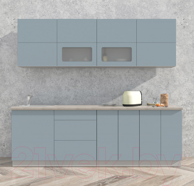 Готовая кухня Интерлиния Мила Матте 2.4 А