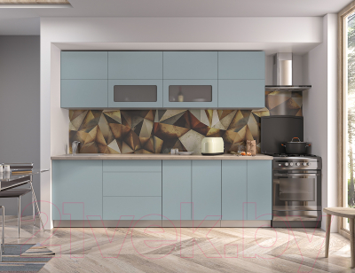 Готовая кухня Интерлиния Мила Матте 2.7 А