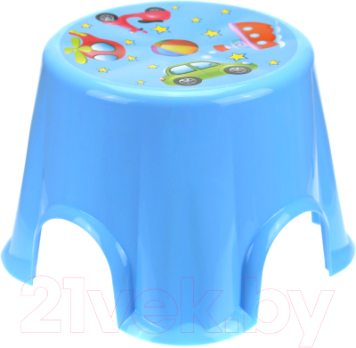 Табурет-подставка Эльфпласт Пенек с рисунком / EP163