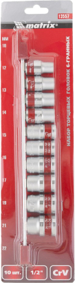 Набор головок слесарных Matrix 13557
