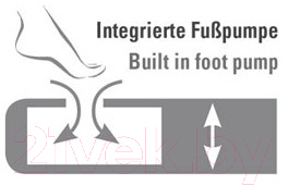 Туристический коврик High Peak Texas / 41003 (темно-серый)