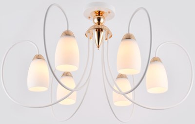 Люстра Ambrella TR3120/6 WH/GD - фото