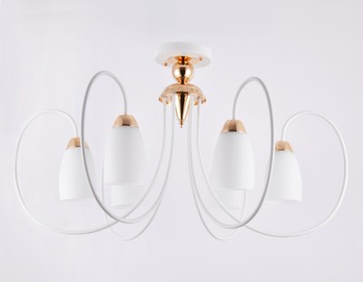 Люстра Ambrella TR3120/6 WH/GD