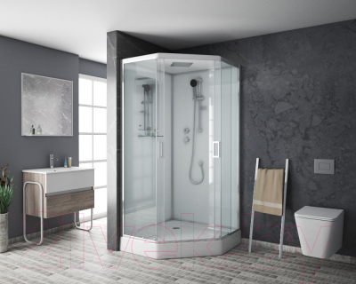 Душевая кабина Niagara NG-6001-01D 90x90x220 (прозрачное стекло)