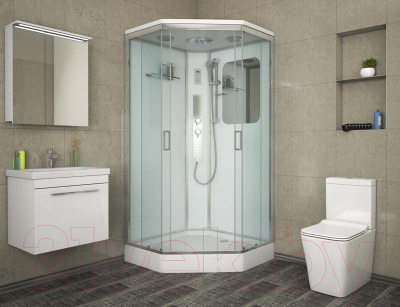 Душевая кабина Niagara NG-6001-01GD 90x90x220