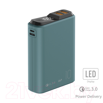Портативное зарядное устройство Olmio QS-10 10000mAh / 039185