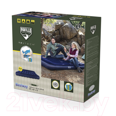 Надувная кровать Bestway Tritech Airbed / 67682