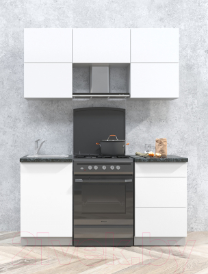 Готовая кухня Интерлиния Мила Матте 1.6 Б