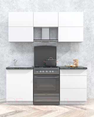 Готовая кухня Интерлиния Мила Матте 1.8 Б