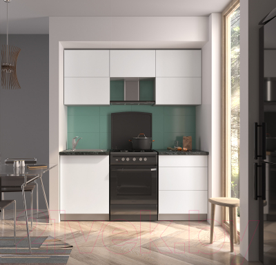 Готовая кухня Интерлиния Мила Матте 1.8 Б