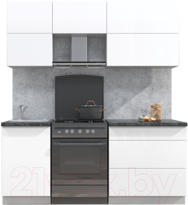 Готовая кухня Интерлиния Мила Матте 1.9 Б - фото