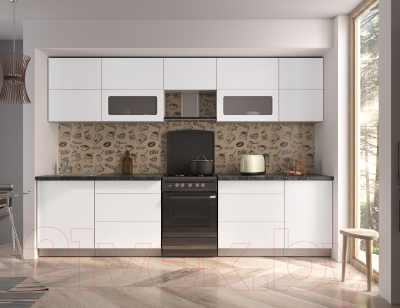 Готовая кухня Интерлиния Мила Матте 3.3 Б