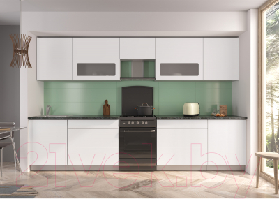 Готовая кухня Интерлиния Мила Матте 3.4 Б