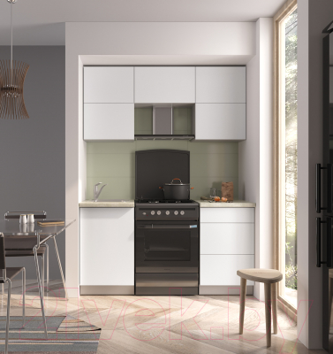 Готовая кухня Интерлиния Мила Матте 1.6 Б