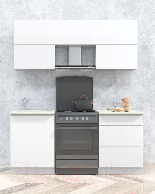 Готовая кухня Интерлиния Мила Матте 1.8 Б