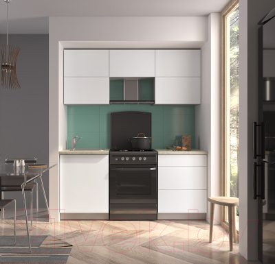 Готовая кухня Интерлиния Мила Матте 1.8 Б