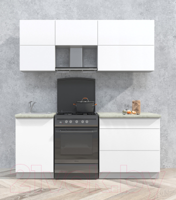 Готовая кухня Интерлиния Мила Матте 1.9 Б