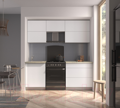 Готовая кухня Интерлиния Мила Матте 2.0 Б