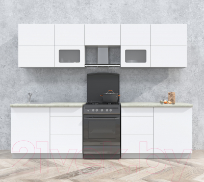 Готовая кухня Интерлиния Мила Матте 2.8 Б