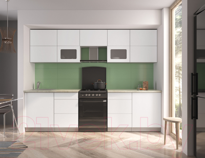 Готовая кухня Интерлиния Мила Матте 2.8 Б