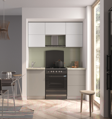 Готовая кухня Интерлиния Мила Матте 1.6 Б