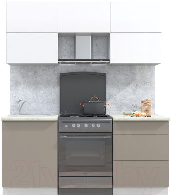 Готовая кухня Интерлиния Мила Матте 1.8 Б - фото