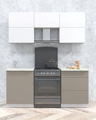 Готовая кухня Интерлиния Мила Матте 1.8 Б