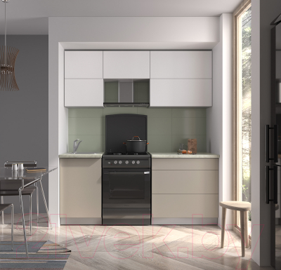 Готовая кухня Интерлиния Мила Матте 1.8 Б