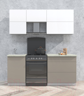 Готовая кухня Интерлиния Мила Матте 1.9 Б