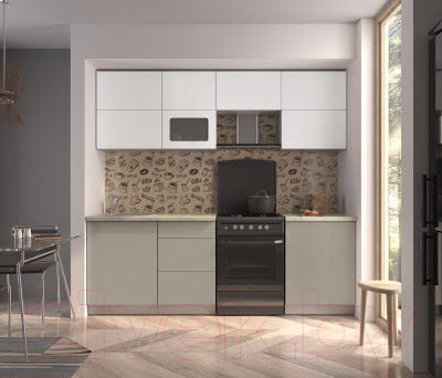 Готовая кухня Интерлиния Мила Матте 2.2 Б