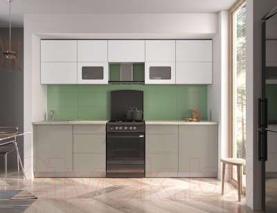 Готовая кухня Интерлиния Мила Матте 2.8 Б