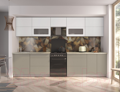 Готовая кухня Интерлиния Мила Матте 3.3 Б