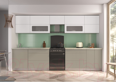 Готовая кухня Интерлиния Мила Матте 3.4 Б