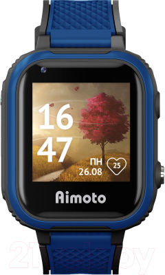 Умные часы детские Aimoto Pro Indigo 4G / 9500102 (черный)