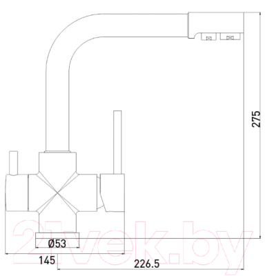 Смеситель Gross Aqua Ecolife 3120609MB