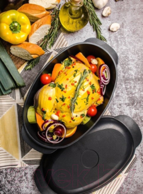 Утятница (гусятница) Нева Металл Посуда 6740