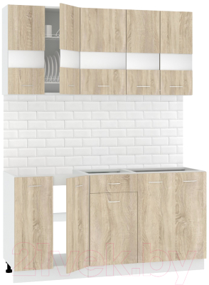 Готовая кухня Кортекс-мебель Корнелия Экстра 1.6 без столешницы - фото