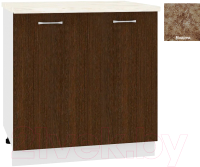 Шкаф-стол кухонный Кортекс-мебель Корнелия Лира НШ80р - фото