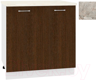 Шкаф-стол кухонный Кортекс-мебель Корнелия Лира НШ80р - фото