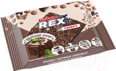 Протеиновые хлебцы ProteinRex 20% Шоколадный брауни - фото