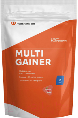 Гейнер Pureprotein Клубника со сливками - фото