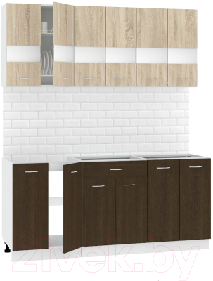 Готовая кухня Кортекс-мебель Корнелия Экстра 1.8 без столешницы - фото