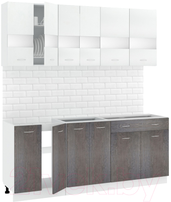 Готовая кухня Кортекс-мебель Корнелия Экстра 1.9 без столешницы - фото