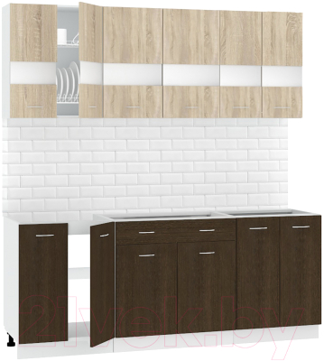Готовая кухня Кортекс-мебель Корнелия Экстра 2.0 без столешницы - фото